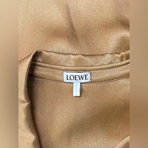 LOEWE Silk Chain Mini Shirtdress size 38/us size 6 - Picture 11 of 16